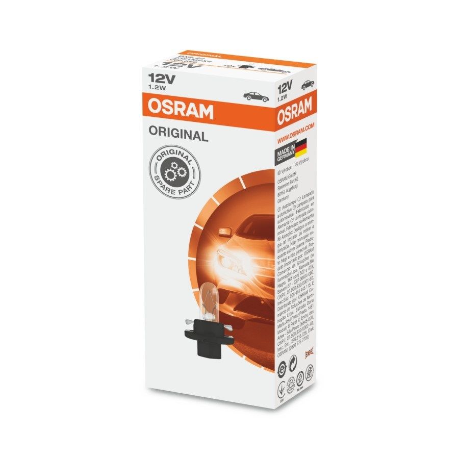Osram 1.2W Duylu Dipsiz Siyah