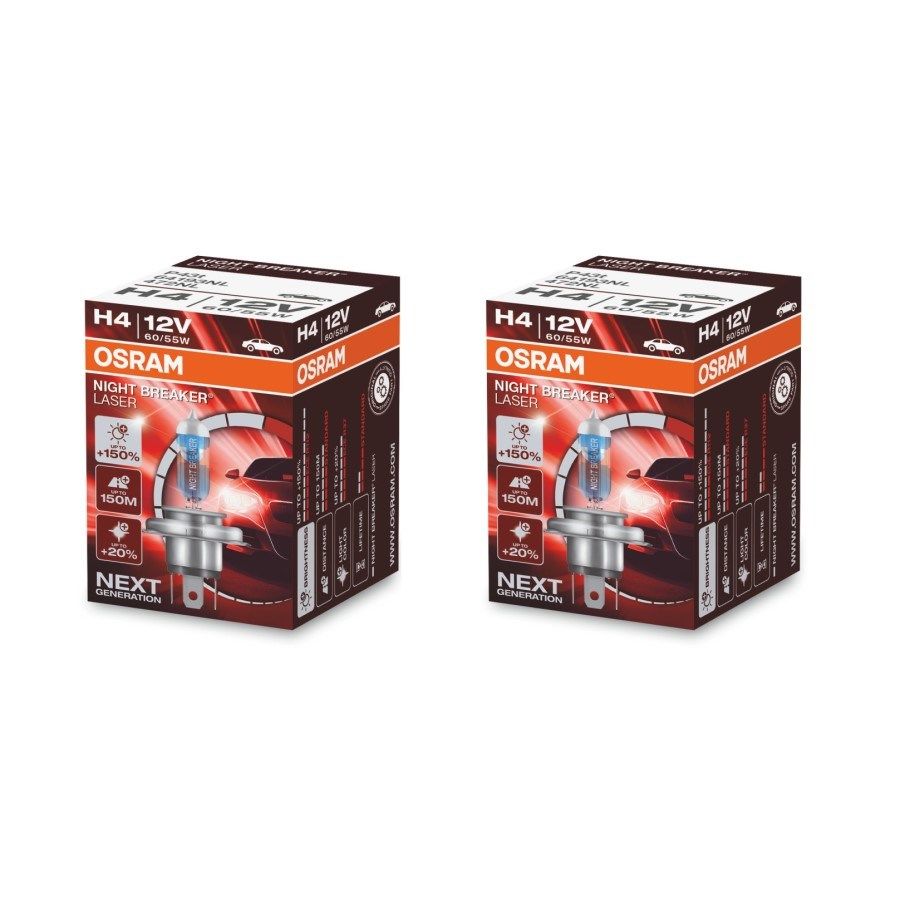 Osram H4 % 150 Güçlü % 20 Beyaz Işık