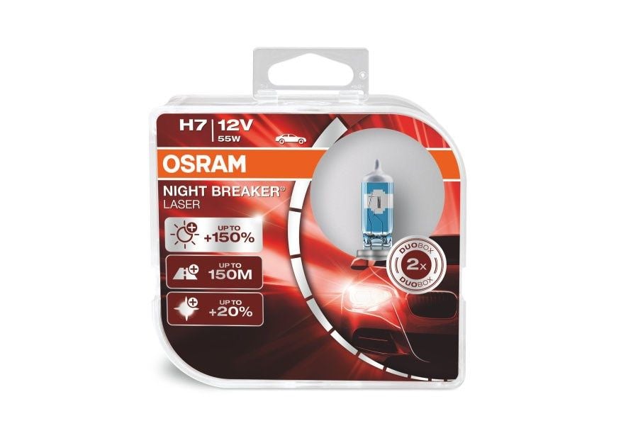 Osram H7 % 150 Güçlü % 20 Beyaz Işık