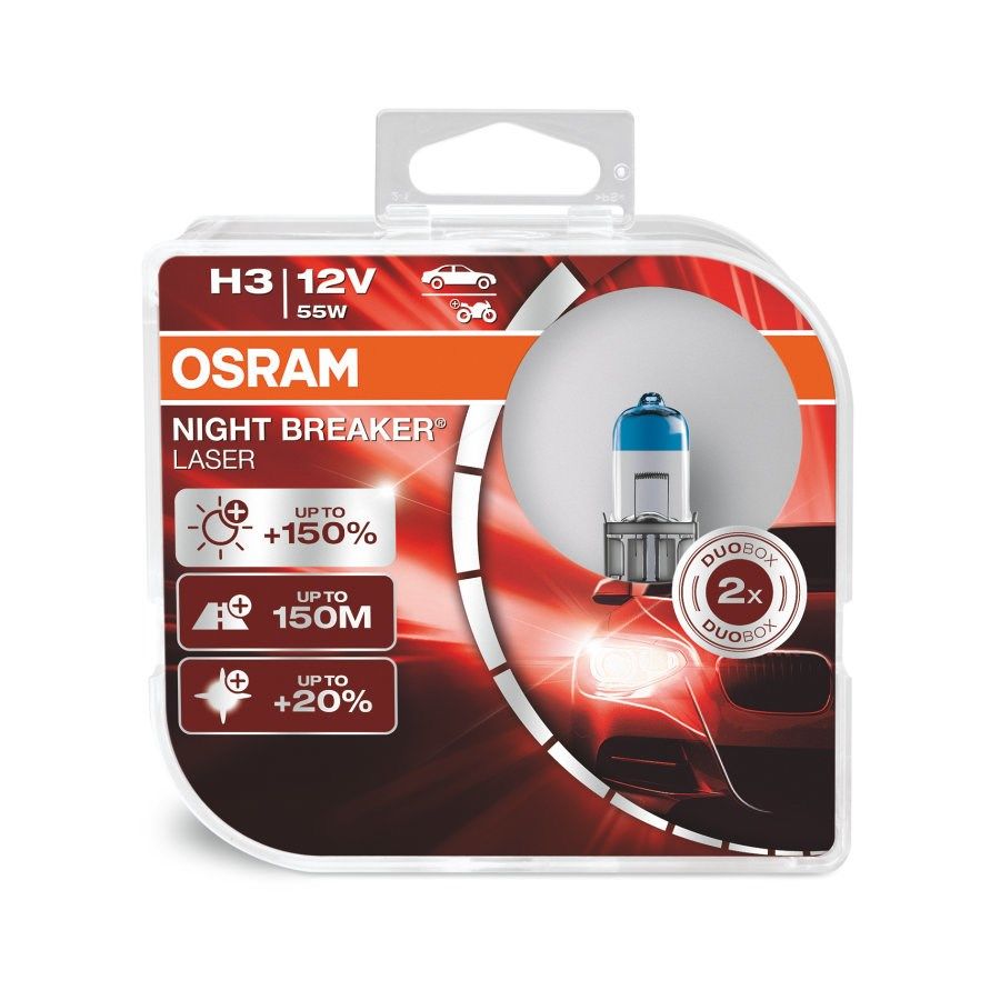 Osram H3 % 150 Güçlü % 20 Beyaz Işık
