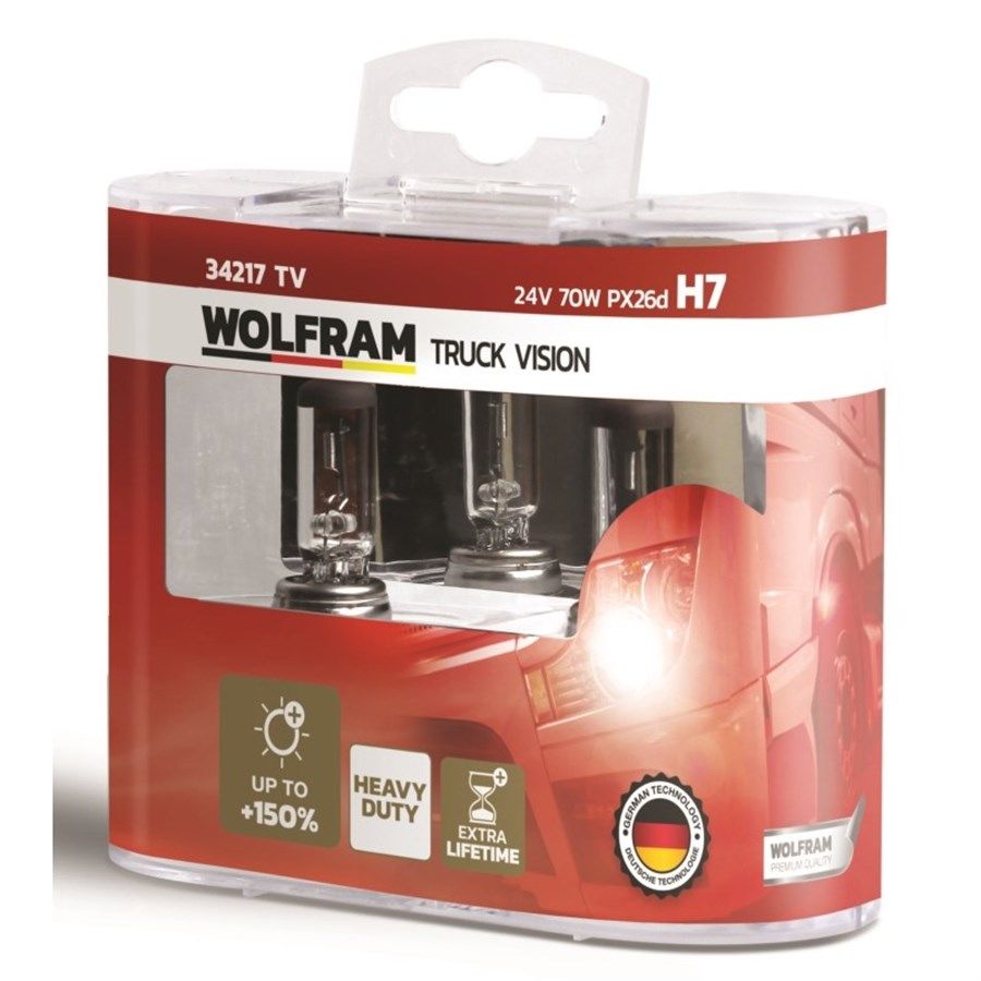 Wolfram H7 Truck Vısıon + 150% Fazla Işık