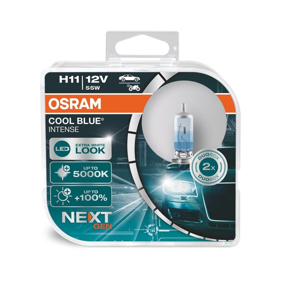 Osram % 100 Fazla Işık 5000 Kelvin H11