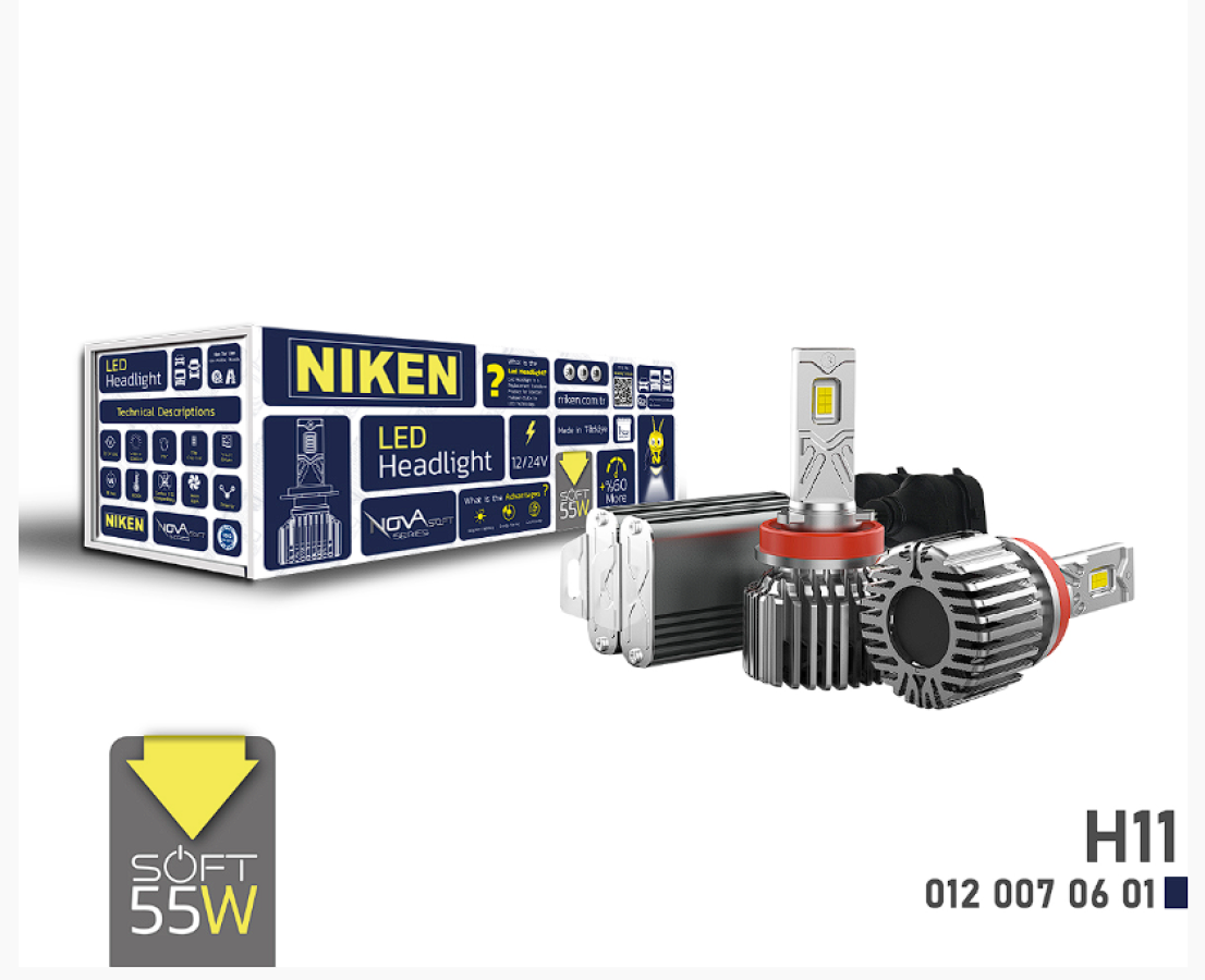Niken Nova Soft H11 Led Ampul Takımı