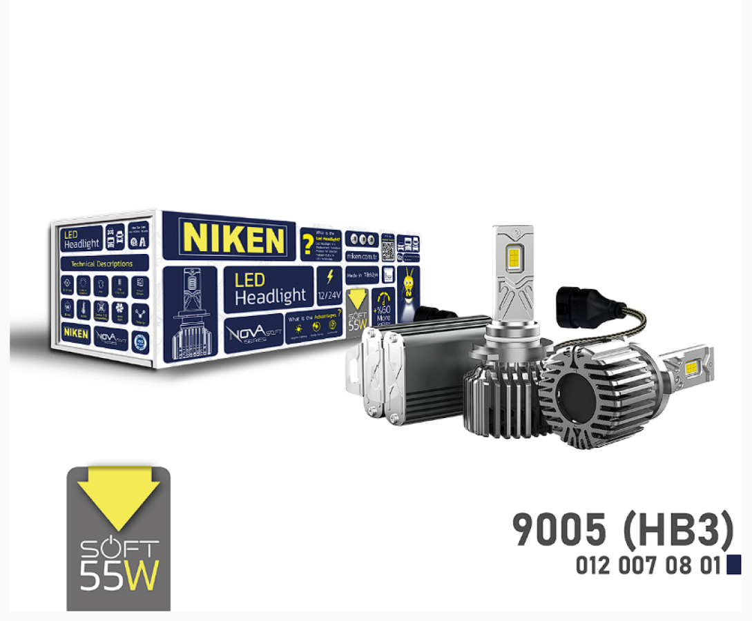 Niken Nova Soft HB3-9005 Led Ampul Takımı