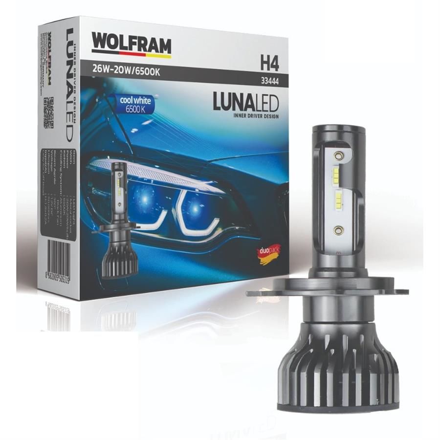 Wolfram Luna H4 Led Far Ampul Takımı