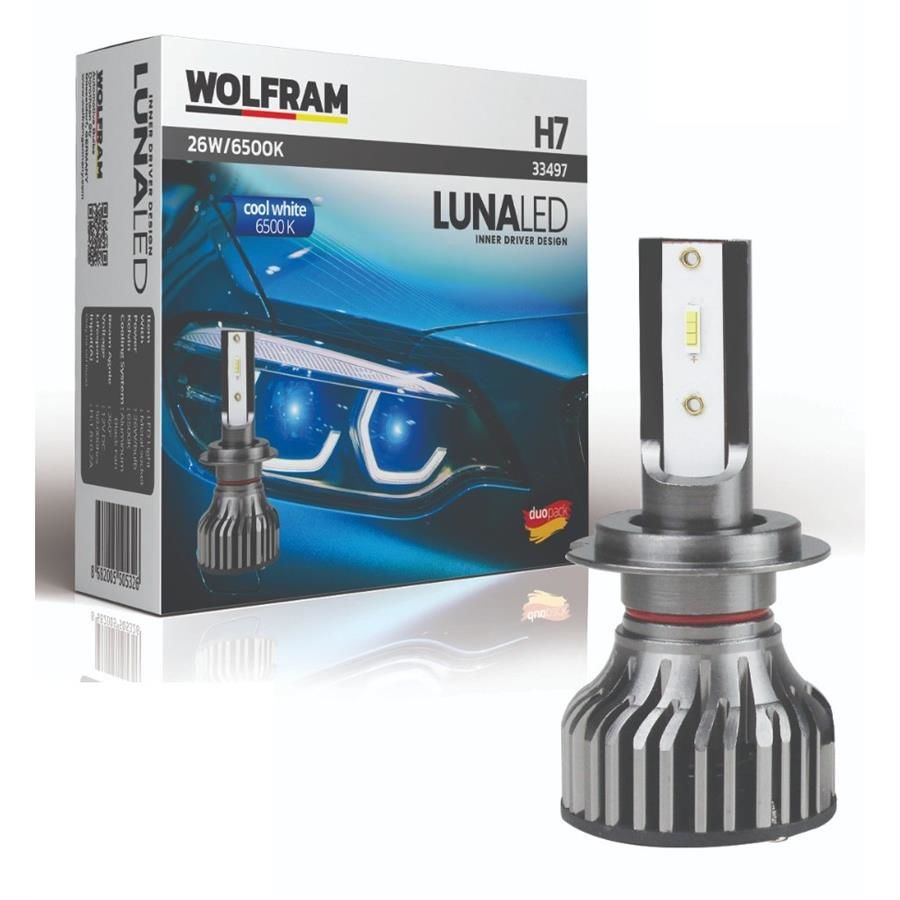 Wolfram Luna H7 Led Far Ampul Takımı