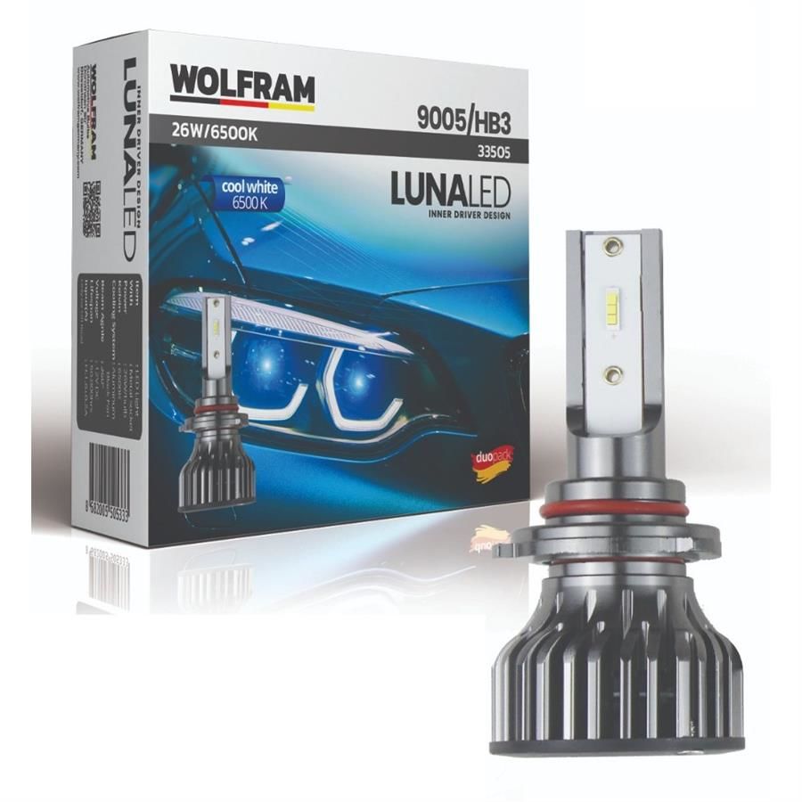 Wolfram Luna Hb3-9005 Led Far Ampul Takımı