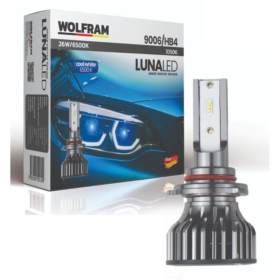 Wolfram Luna Hb4-9006 Led Far Ampul Takımı