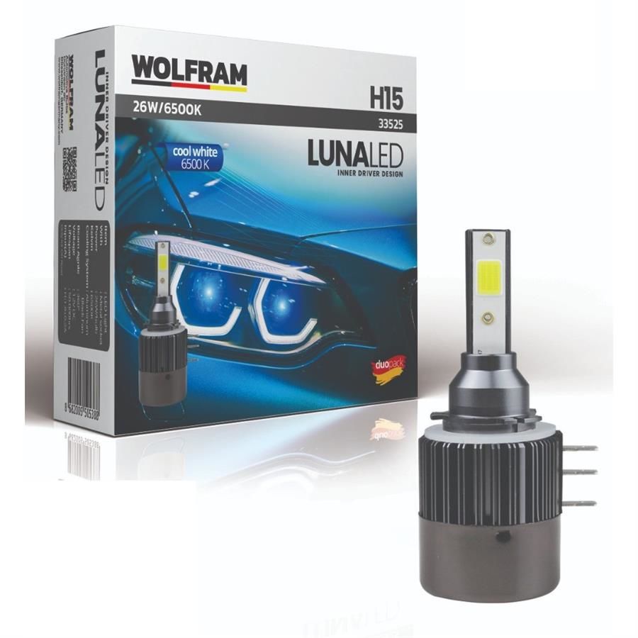 Wolfram Luna H15 Led Far Ampul Takımı