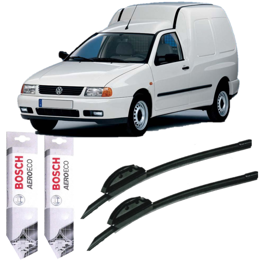 Volkswagen Caddy (1996-2003) Bosch Aeroeco Silecek Takımı