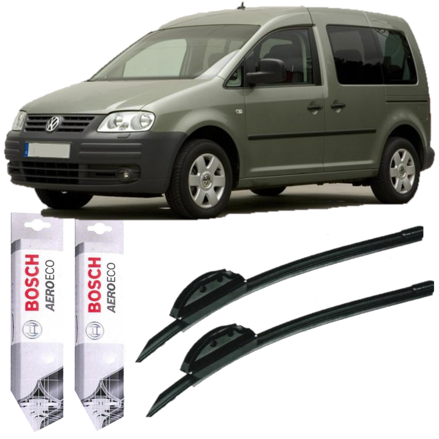 Volkswagen Caddy (2004-2006) Bosch Aeroeco Silecek Takımı