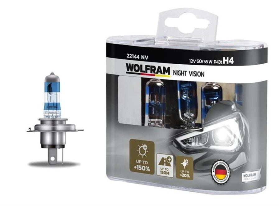 Wolfram H4 Nıght Vısıon +150% Fazla + 20% Beyaz Işık