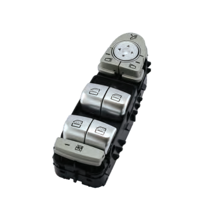 An-560 Cam Açma Kapama Anahtarı Ön Siyah Mercedes-W213/W222