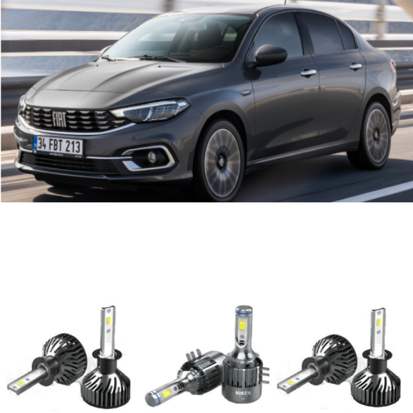 Fiat-Egea Niken Pro Kısa-Uzun-Sis Far Ampul Takımı