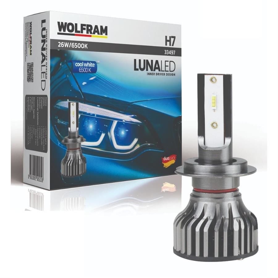 Wolfram Luna H7 Led Far Ampul Takımı