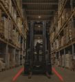 Kare Forklift Çalışma Lambası Kırmızı E Belgeli