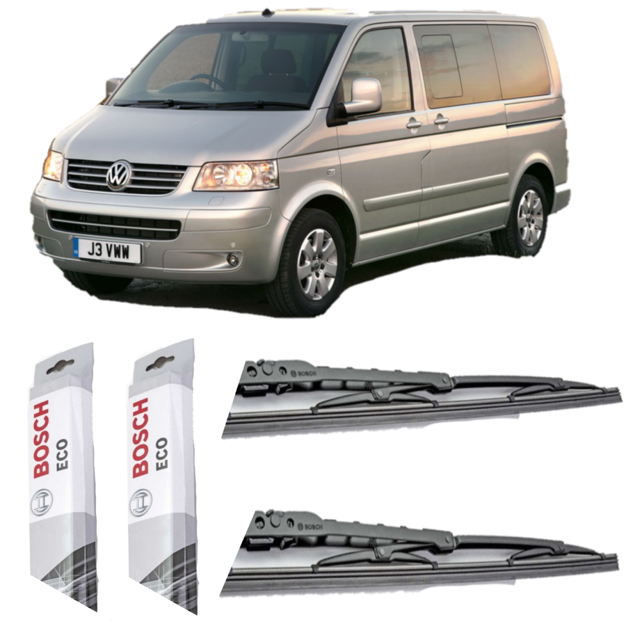 Volkswagen Caravelle T5 (2003-2013) Bosch Eco Silecek Takımı
