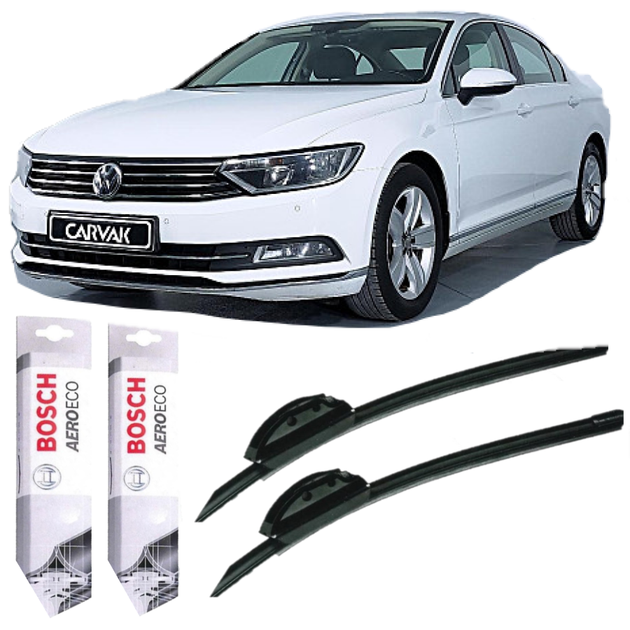 Volkswagen Passat (2015-2018) Bosch Aeroeco Silecek Takımı