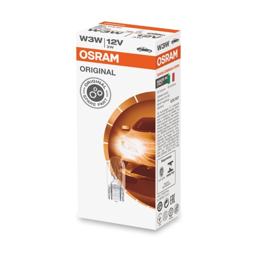 Osram T10 W5W Orta Dipsiz